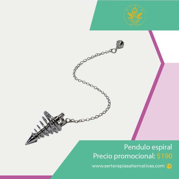 Péndulo espiral plata
